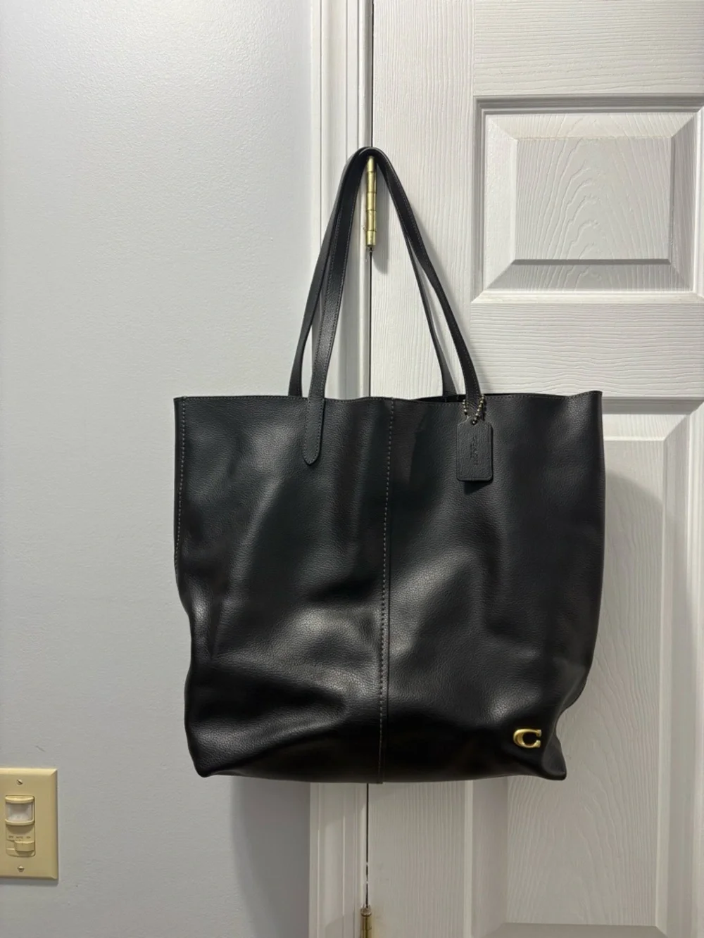 Coach North Tote Black NWOT SLIGHTLY FLAWED